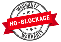 no-blockage warranty